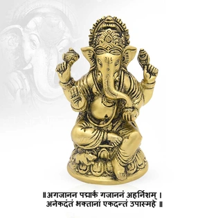 Divine Ekdantaya Lord Ganapati Idol