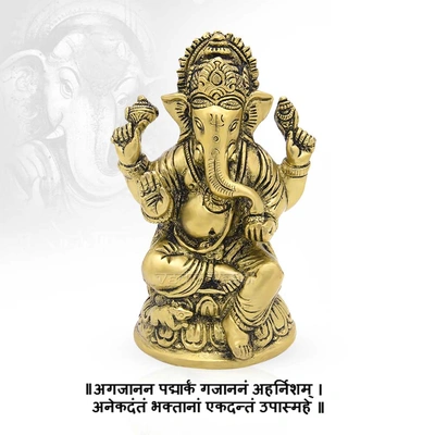 Divine Ekdantaya Lord Ganapati Idol