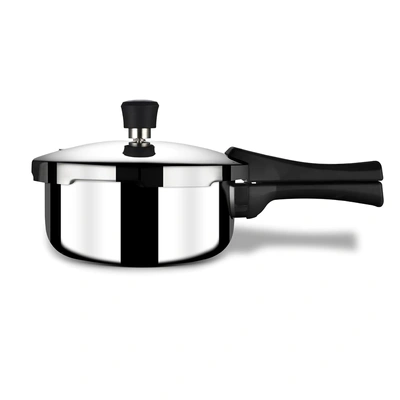 Stahl Triply Stainless Steel Xpress Pressure Cooker Outer Lid Baby, 9261, 1.0 Liters (Serves 1 Person)