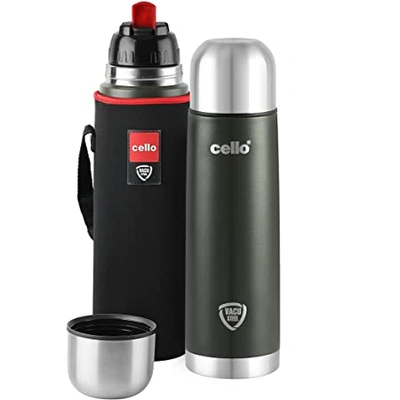 Cello Duro Flip Flask Double Wall Stainless Steel 750 ML