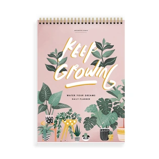 DAILY PLANNER- KEEP GROWING LIVE WELL- Water Your Dreams