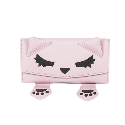 Funkaari Cute Kitty Wallet (Baby Pink)