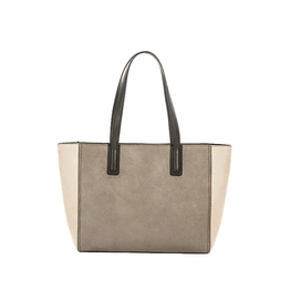 Sera Tote Bag (Dove Grey with Pearl)