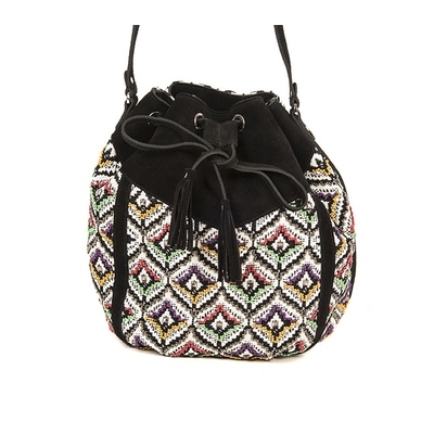 Diva Drawstring Bag (Vintage Black & White)