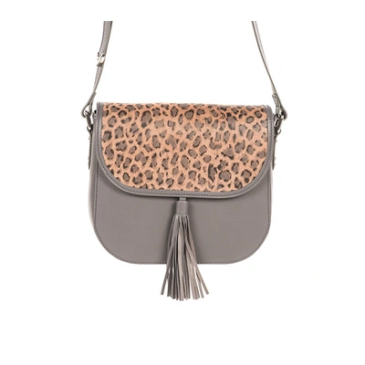 Fauna Sling Bag (Dove Grey with printed flap)