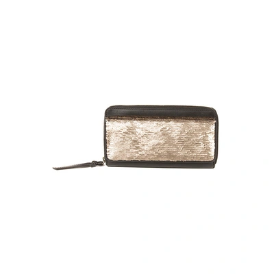 Bianca Wallet (Chocolate Brown Sequins Flap)