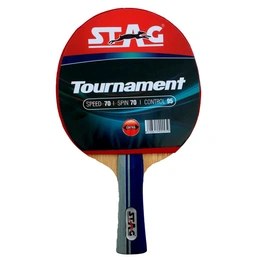 STAG Beginner ITTF Approved Rubber Tournament Table Tennis Bat