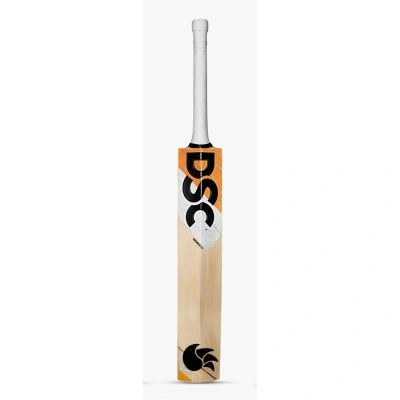 DSC Krunch 1.0 English Willow Cricket Bat: Handcrafted Premium Bat with Singapore Cane Handle for Optimal Shock Absorption