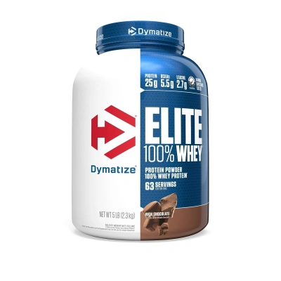 Dymatize Nutrition Elite Whey Protein Powder: Superior Blend of Whey Protein for Optimal Muscle Growth and Recovery