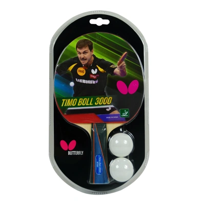 Butterfly Timo Boll 3000 Table Tennis Racket: Extreme Speed Racket for Advanced Players