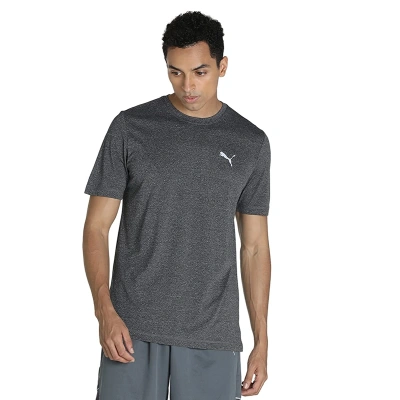 Puma Mens Run FAV Heather SS T-Shirt