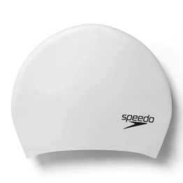 Speedo 80616814561 Plain Flat Silicone Senior Swim Cap