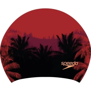 SPEEDO 81130614615 Printed Long Hair Women Swim Cap