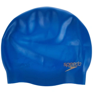 Speedo Unisex-Adult Plain Moulded Silicone Swimcap