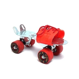 JJ JONEX Deluxe with Brake Adjustable Quad Roller Skates