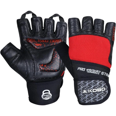 Kobo WTG-56 Gym Gloves with Wrist Support