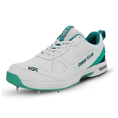 DSC Drifter Cricket Shoes for Men: Durable, High-Performance Cricket Shoes with Ventilation and Ankle Support