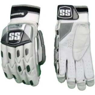 SS Gladiator Cricket Batting Gloves: Polyurethane and Leather