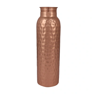 Copper hammered bottle 950 ml