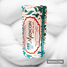 MEDICON's ABSORBENT COTTON ROLL 500gram weight for Medical, Surgical, Self care use