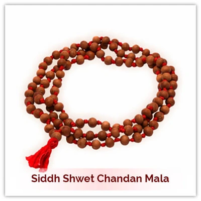 Siddh Shwet (White) Chandan Mala