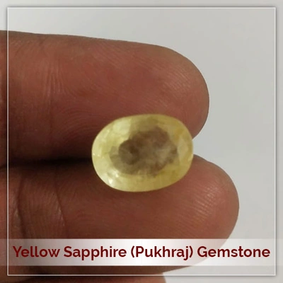 Yellow Sapphire (Pukhraj) Gemstone