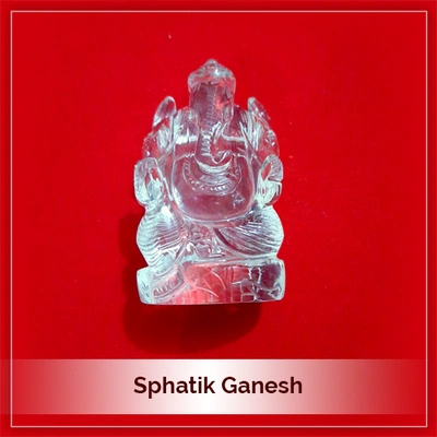 AstrologyRemediesStore Crystal (Sphatik) Ganesh