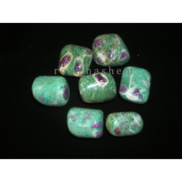 Ruby Zoisite tumbled stone