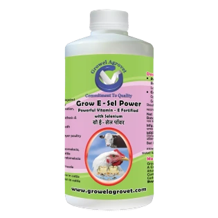 Pet Birds : Grow E-Sel Power – Vitamin E Fortified With Selenium