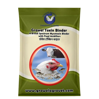 Growel Agrovet Pig and Swine : Growel Toxin Binder : A Broad Spectrum Mycotoxin Binder With Feed Acidifiers