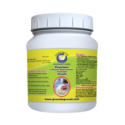 Growel Agrovet Horses And Equines : Viraclean – A Powerful Broad Spectrum Disinfectant For Horses And Equines :