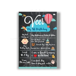 Explorer Baby Details Chalkboard