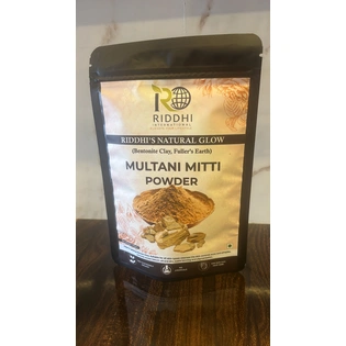 Riddhi's Natural Glow Multani Mitti Face Pack (Fullers Earth or Bentonite clay powder)-100gm