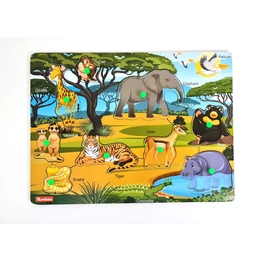 Bumbee | Wooden Wild Animal Board Puzzle