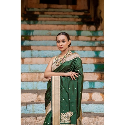 Banarasi Katan Kadhwa Sona Roopa Handloom Saree