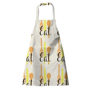 Recycled Cotton Silverware design Kitchen Apron