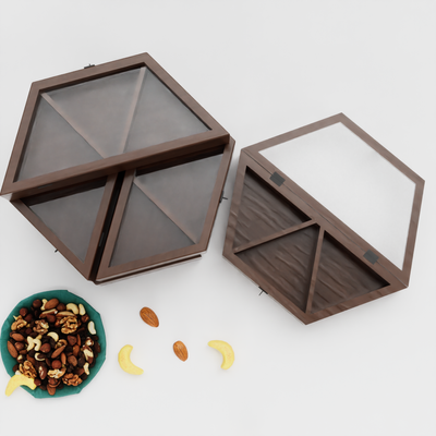 Wooden Dry Fruit Gift Box