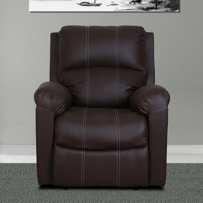 Recliners India Single Seater Recliner Sofa - Spino (Color: Brown)