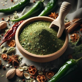 Dehydrated Green Chilli - Flakes / Powder