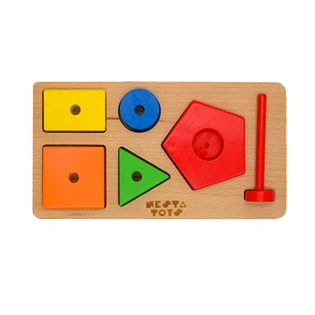 NESTA TOYS - Montessori Stacker | Shape Sorter