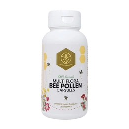 Shiva Organic Multi Flora Bee Pollen 750mg - 100 Capsules