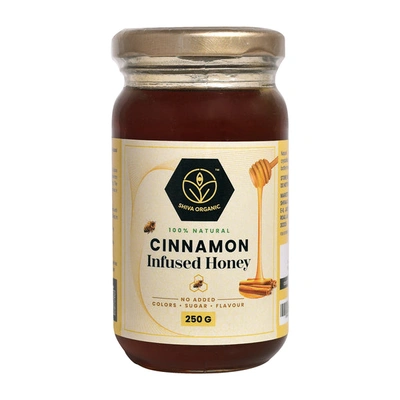 Shiva Organic Cinnamon Infused Honey 250g