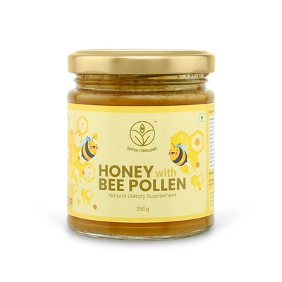 Shiva Organic Honey with Bee Pollen 250g