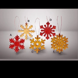 Snowflakes wooden