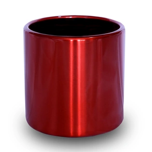 Prime Stainless Steel Planter pot Red colour