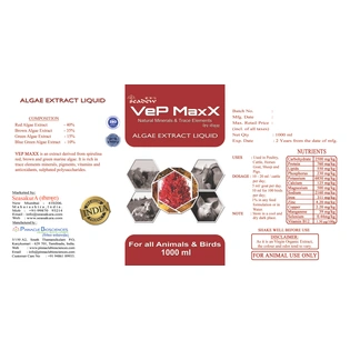 Vepmaxx - Algae/Seaweed based feed supplement