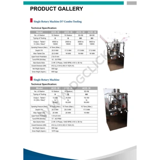 Rotary Tablet Press Machine