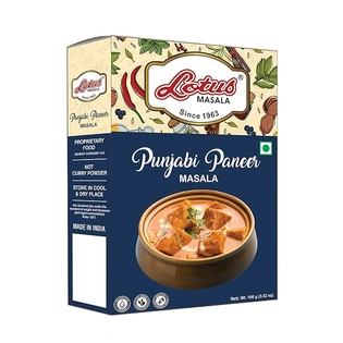 Lotus Instant Paneer Masala Punjabi Dhaba Style 100gm (10 kg Pack)