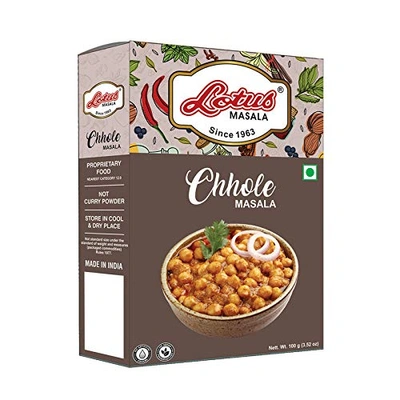 Lotus Instant Amritsary Chhole Masala 100g (10kg Pack)