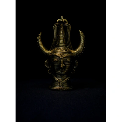 Handmade Dhokra Koya Mask